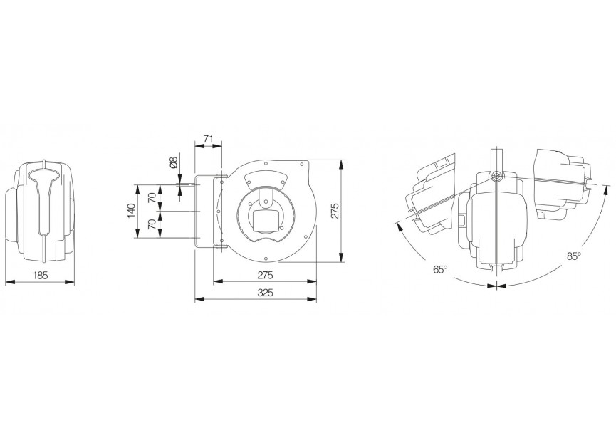 MAVEL Kabelhaspel Master Plus15m (1-230V) met French stekker (2)