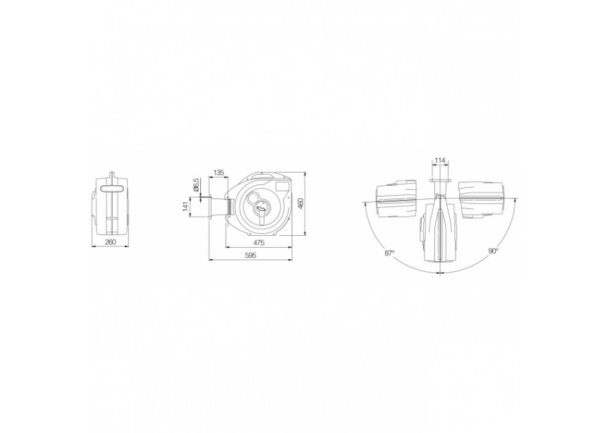 MAVEL Slanghaspel 20m (water) - 6bar - slang dia. int. 11mm + slowmotion (3)