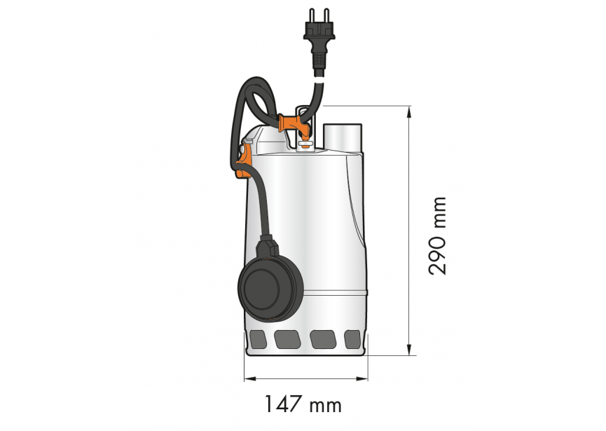 CONTIMAC DOMPELPOMP F1/50 M VORTEX AUT (230 V)