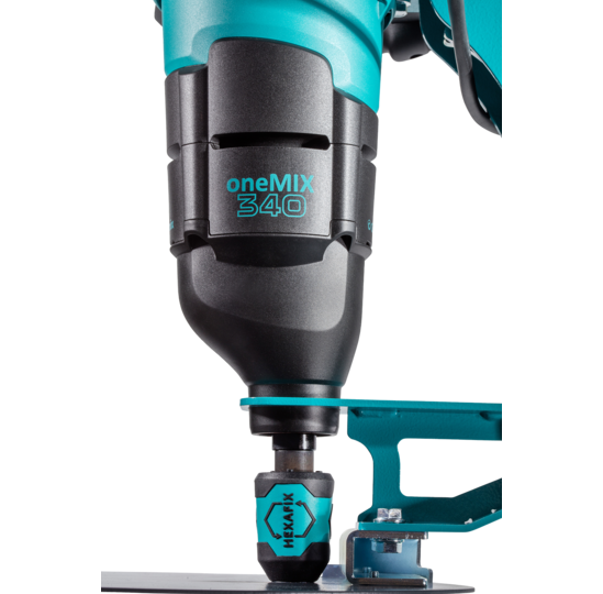 Collomix oneMIX 340 Eenzakmixer – Automatische Bouwmixer 1800 W, 3 Snelheden, met Timer