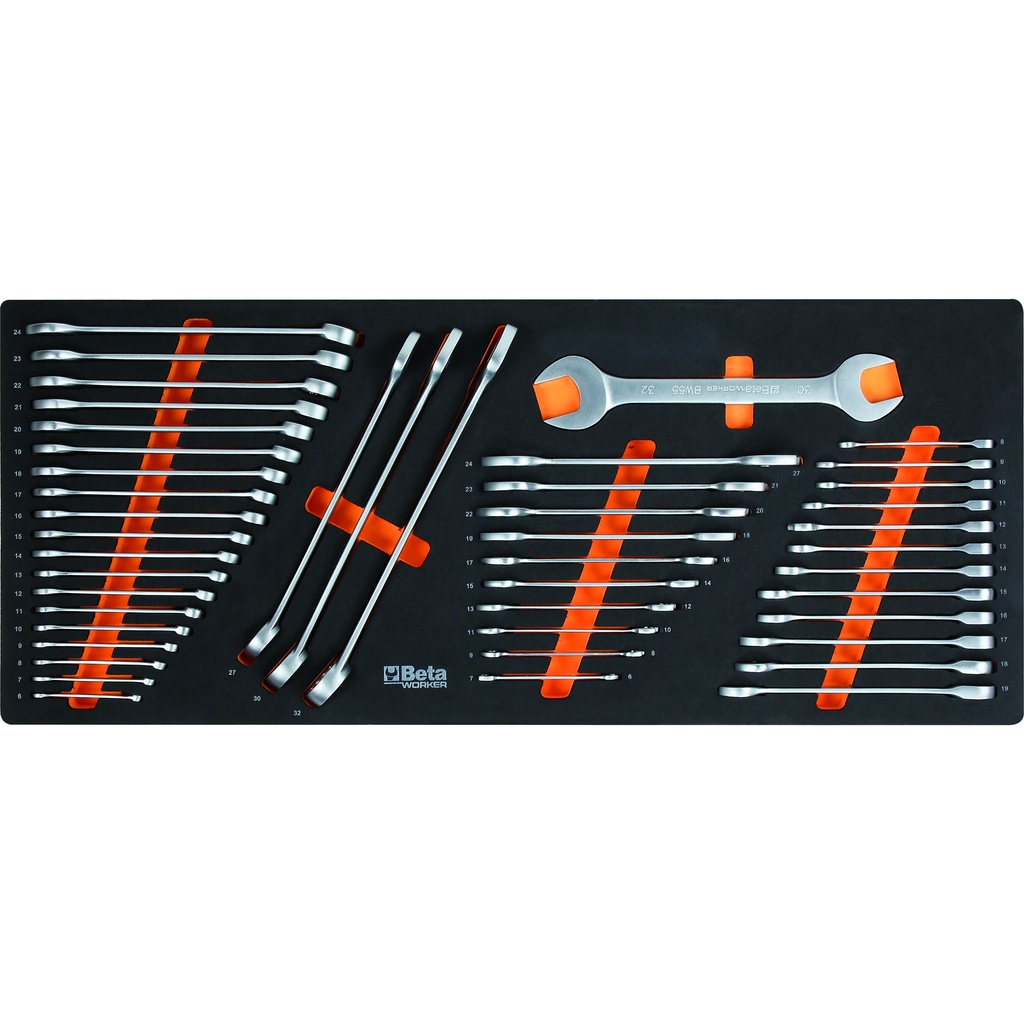 Lade 1 - Steeksleutels & Ringsleutels (45 tools)