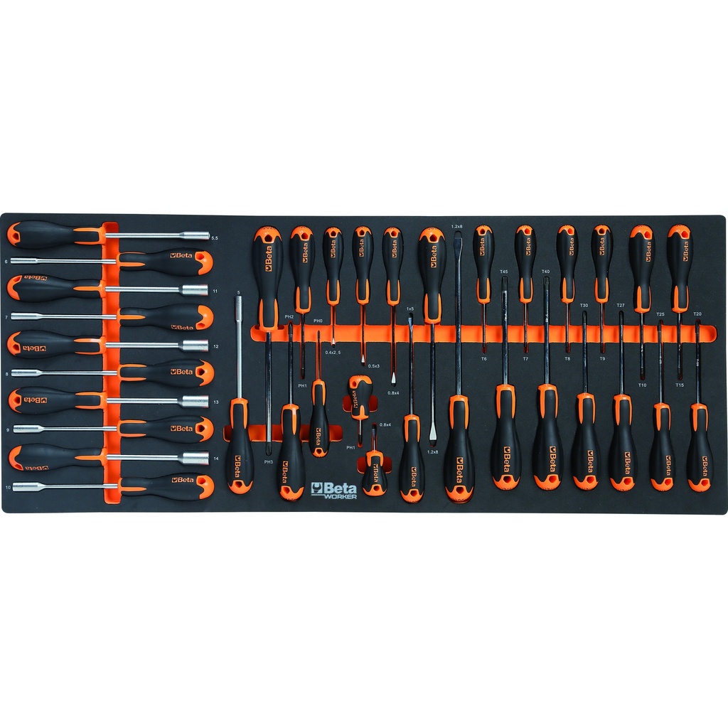 Lade 2 - Schroevendraaiers (35 tools)