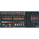 Lade 3 - Doppen & Ratelsleutels 1/4" & 3/8" (214 tools)