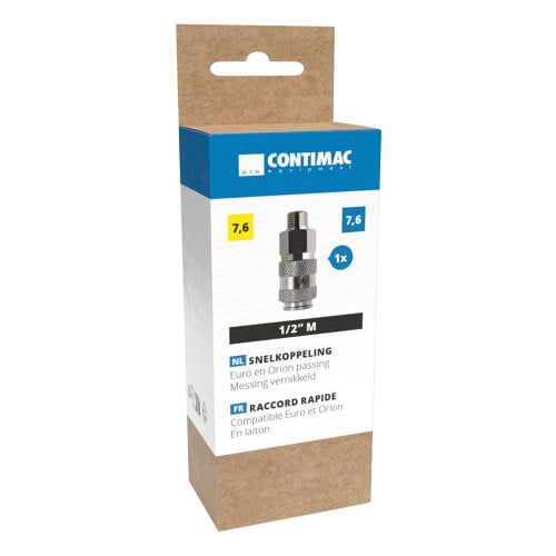 Snelkoppeling Universeel ½" Buitendraad (per 10 stuks) - 3