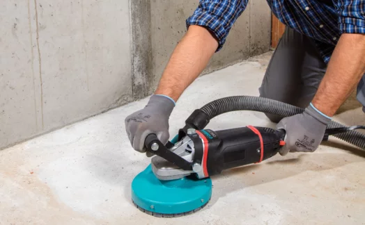 Collomix Betonslijper CMG 2600, 2600 watt, 230 volt, 6600 tpm incl. slijpkom BST 180, in machinekoffer