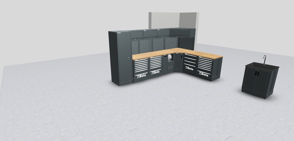 Beta 4-delige set dubbele platte ringsleutels voor uitwendige Torx® bouten (art. 95FTX) 95FTX/S