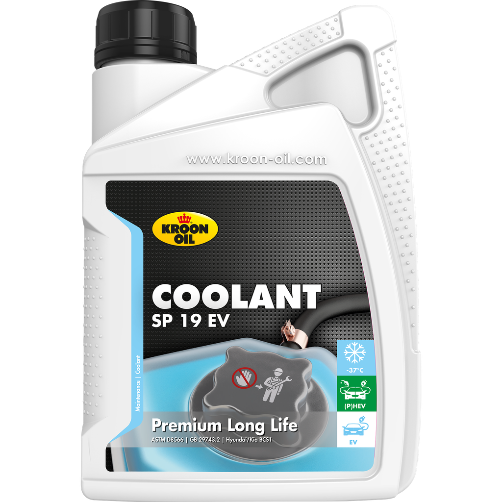 Kroon-Oil Coolant SP 19 EV | Koelvloeistof voor EV-batterijen | Lage geleidbaarheid - 48998