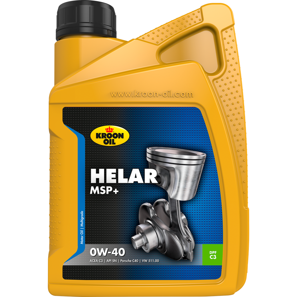 Kroon-Oil Helar MSP+ 0W-40 | Synthetische Motorolie | Mid SAPS - 40253