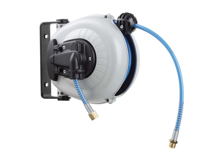 Slanghaspel 6m Perslucht | 10 bar | PU Slang 6x8mm - 26176