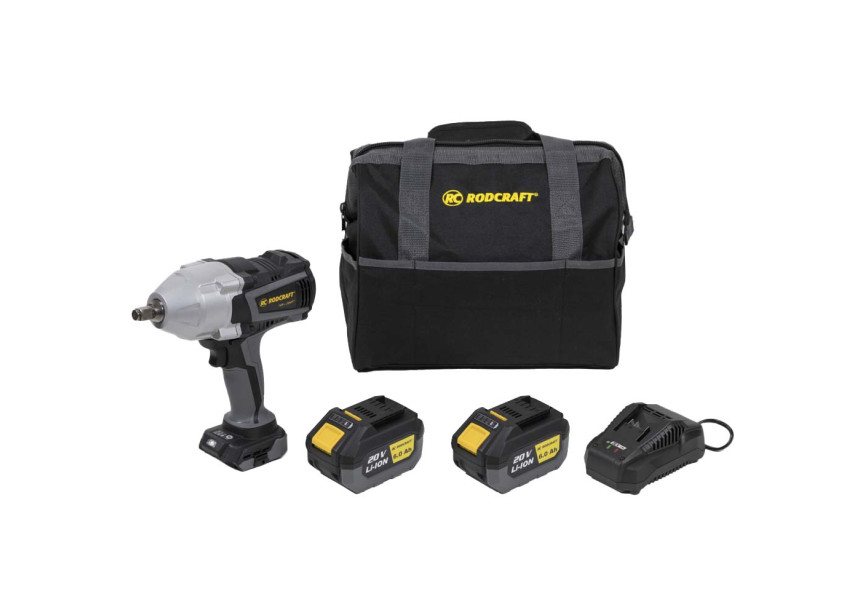 Rodcraft RC9077 | Accu Slagmoersleutel 1/2" | 1700 Nm Kit - 8951000476