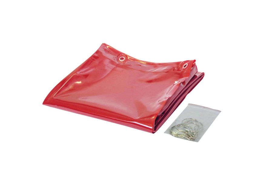 Lasgordijn 1600 x 1400 mm | Veiligheidsafscherming | Met Drukknoppen - 595060487