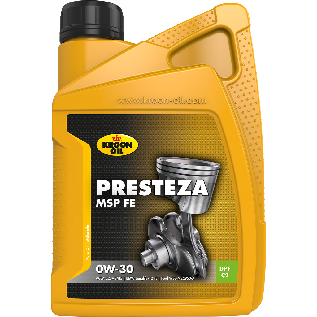 Kroon-Oil Presteza MSP FE 0W-30 | Motorolie | Mid SAPS Synthetisch - 39774