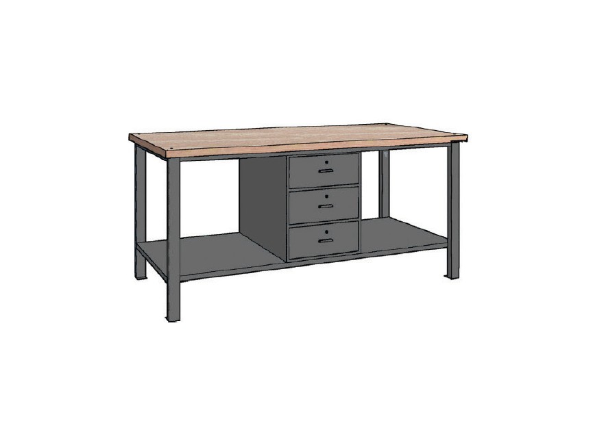 CONTIMAC | Wp 107 S/B 2000x700x890 Werkbank - 770218