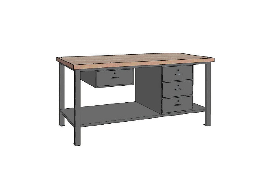 CONTIMAC | Wp 107 S/ab 2000x700x890 Werkbank - 770212