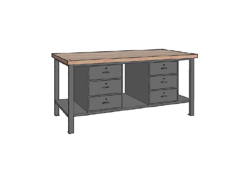 CONTIMAC | Wp 107 S/bb 2000x700x890 Werkbank - 770220