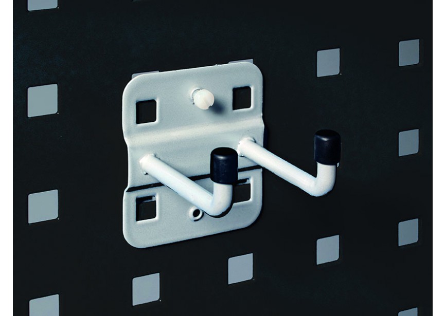 Dubbele haak 90° | 50 mm | Verzinkt staal - 774308