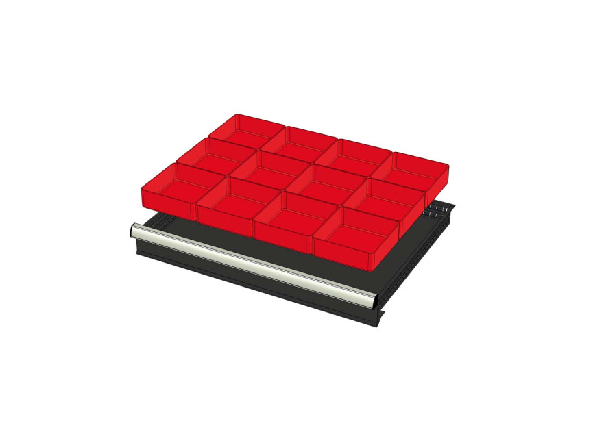 CONTIMAC | 12 Sorteerbakjes (150x150mm) 50 mm - 772208