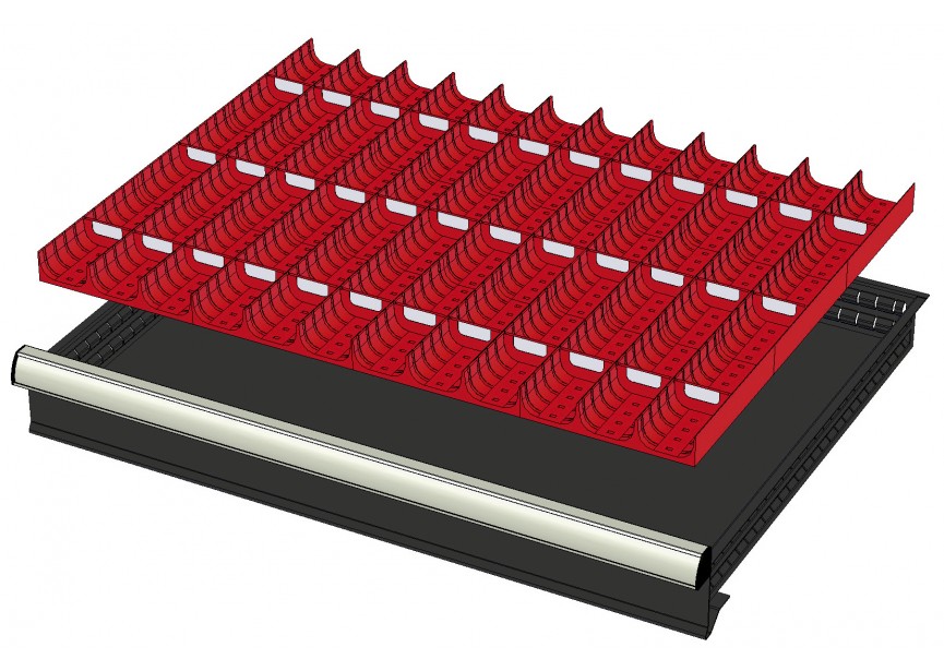 CONTIMAC | 12 Cassetten (3 Kanalen) Hoogte 50 mm - 772658