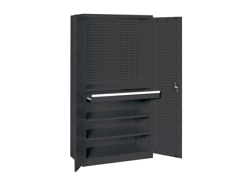 WP 6000 D | Industriële Draaideurkast | 3 Legborden + Schuiflade - 770876