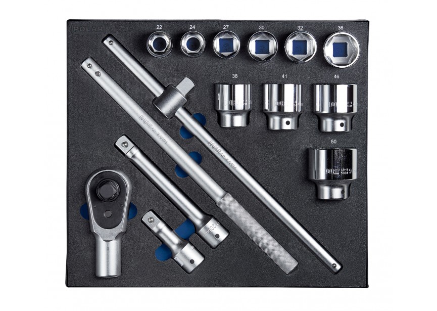 POLAR | MOD. 1832 Doppenset 3/4" Toebehoren - 14 DLG - 1832-0014