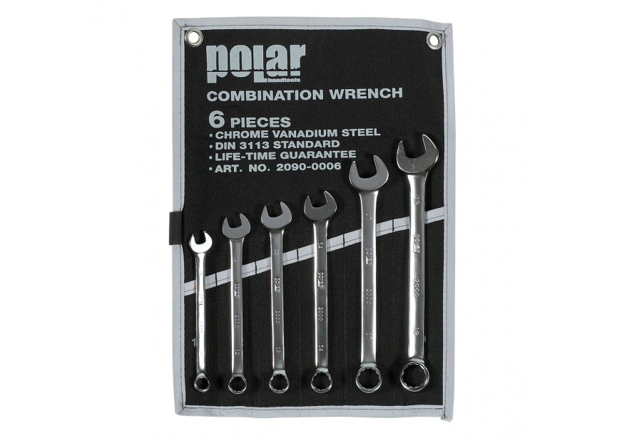 Set ringsteeksleutels van 10 tot 19mm - 6 delig