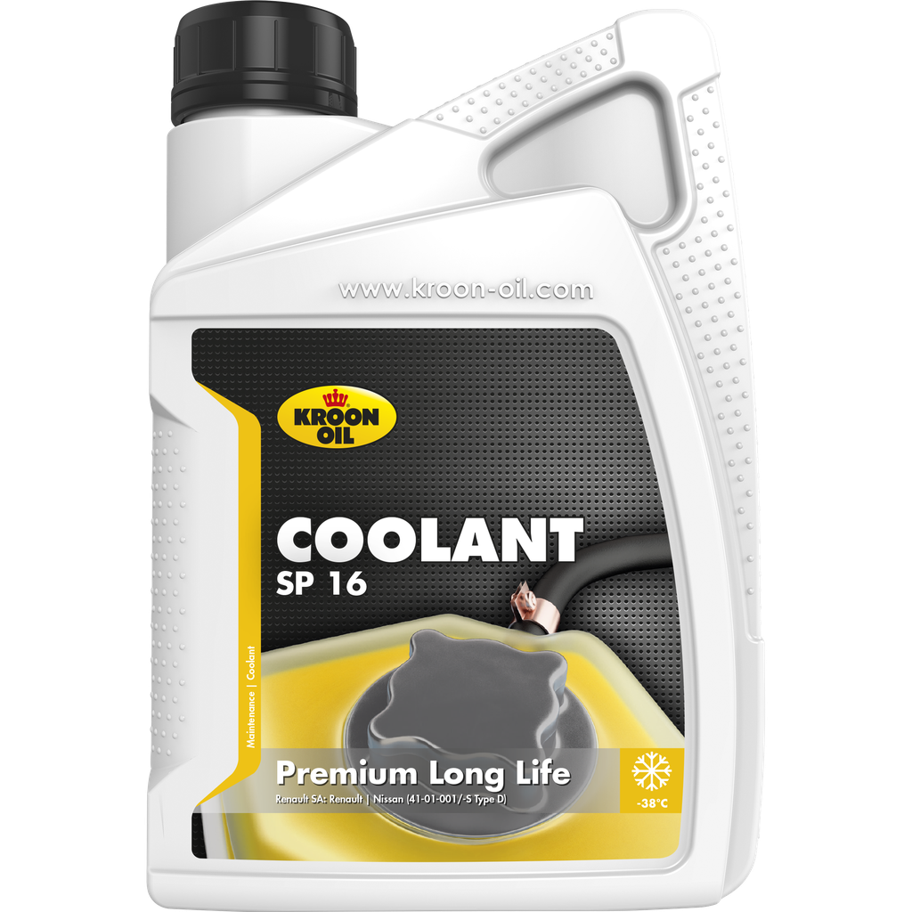 Kroon-Oil Coolant SP 16 | Koelvloeistof Long Life | Vorstbescherming -38°C - 39139