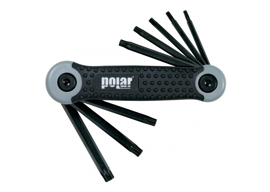 Set inklapbare inbussleutels Torx | 8-delig | Compact opbergsysteem - 4190-6008