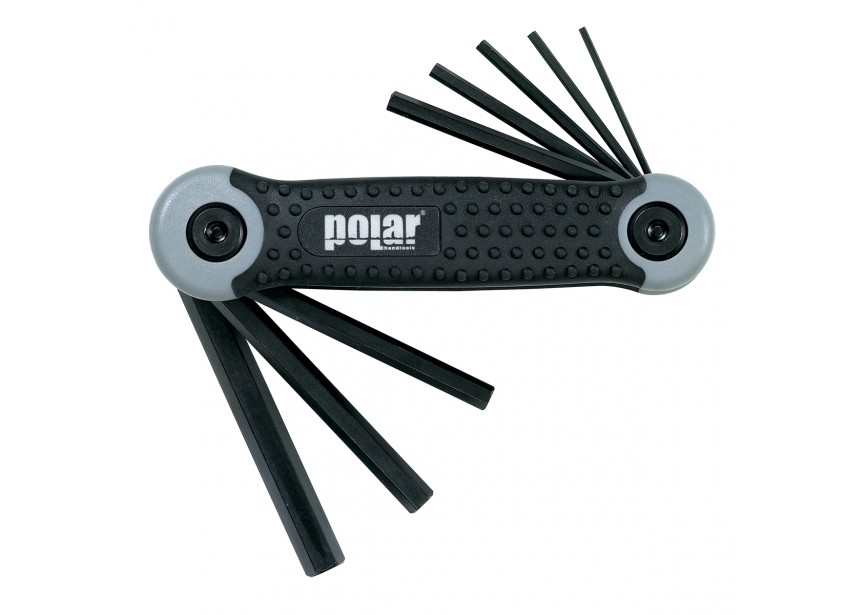 Set inklapbare inbussleutels inch | 6-kant | 9-delig - 4195-1009