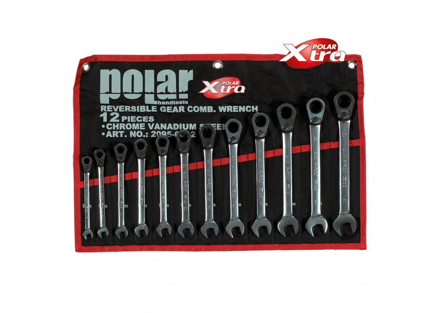 Ringsteekratelset | 12-delig | Chroom-vanadium - 2095-0012