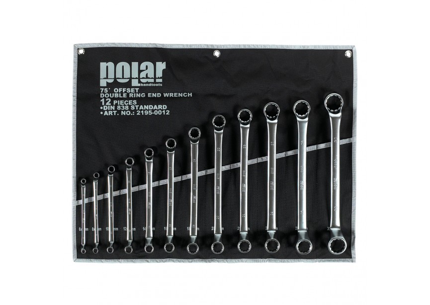 Set verdiepte ringsleutels | 6-32mm | 12-delig - 2195-0012