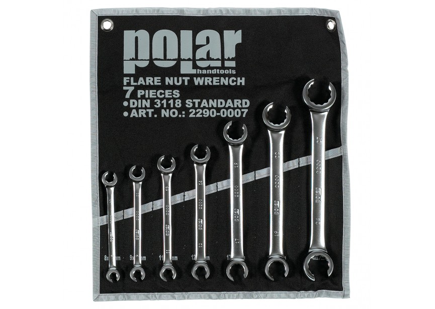 Open ringsleutels set 7-delig | Professionele kwaliteit - 2290-0007