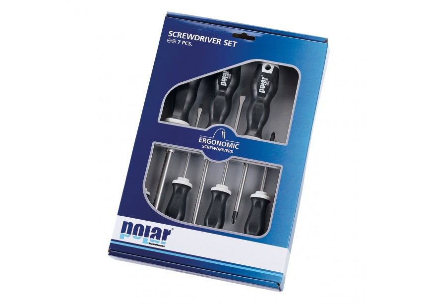 Set schroevendraaiers | 7-delig | Veelzijdige basisset - 4090-1007