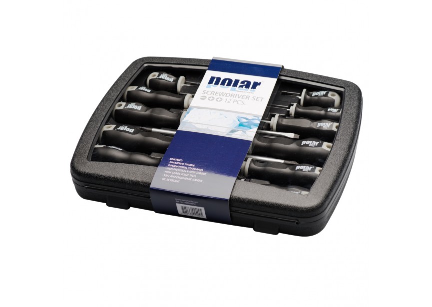 Set schroevendraaiers | 12-delig | Compleet assortiment - 4090-0012