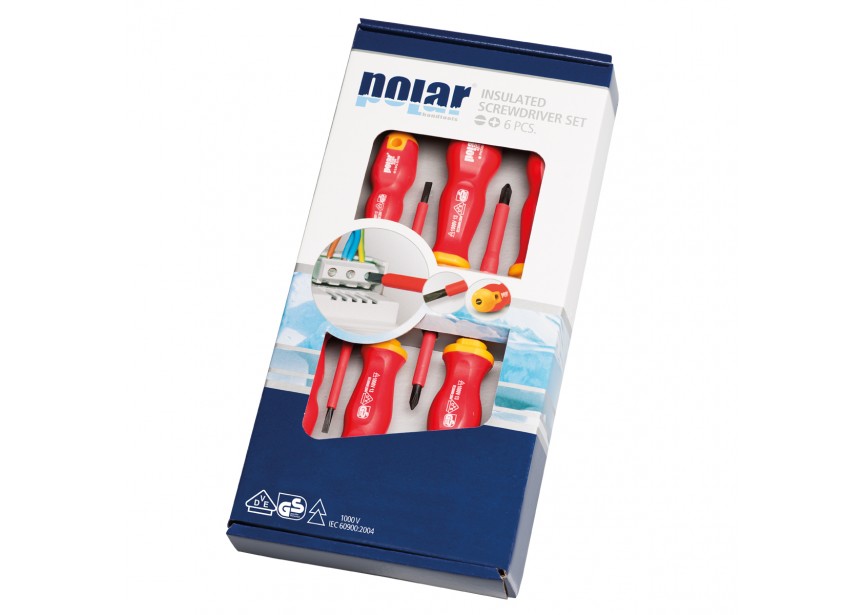 Set schroevendraaiers 1000V - 6 delig