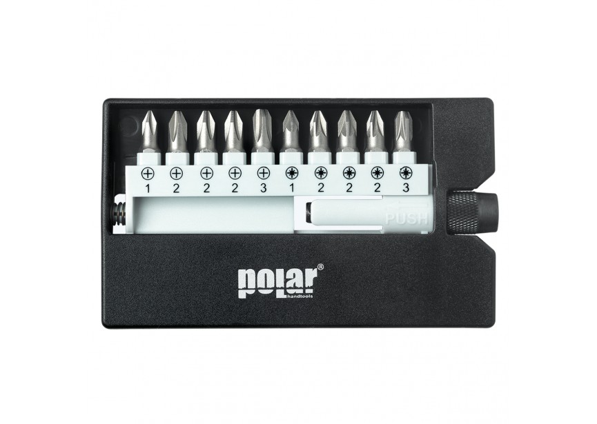 Set bits 1/4" - 21 delig | Sleuf, Philips, Pozidriv, Torx - 4590-0021