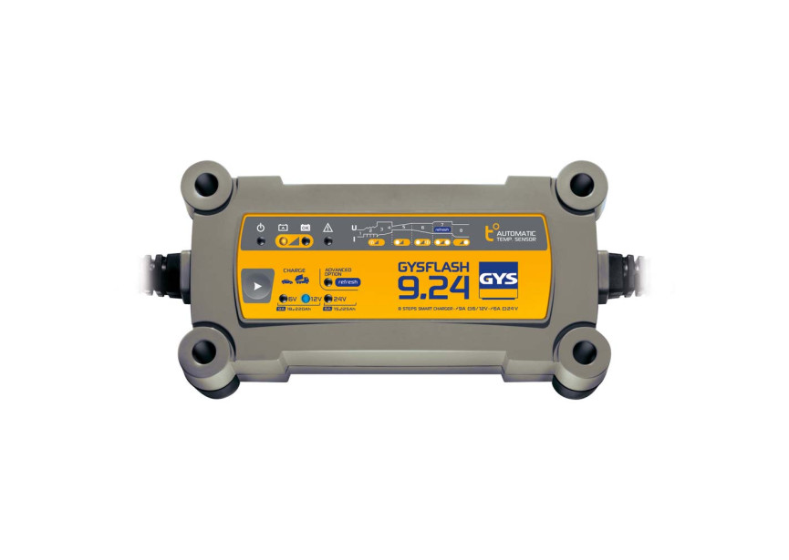GYS GYSFLASH 9.24 | Acculader 6V/12V/24V | 8-staps intelligent laden - 595029477