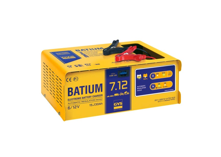GYS BATIUM 7.12 | Automatische Acculader | Microprocessor 6-12V - 595024496