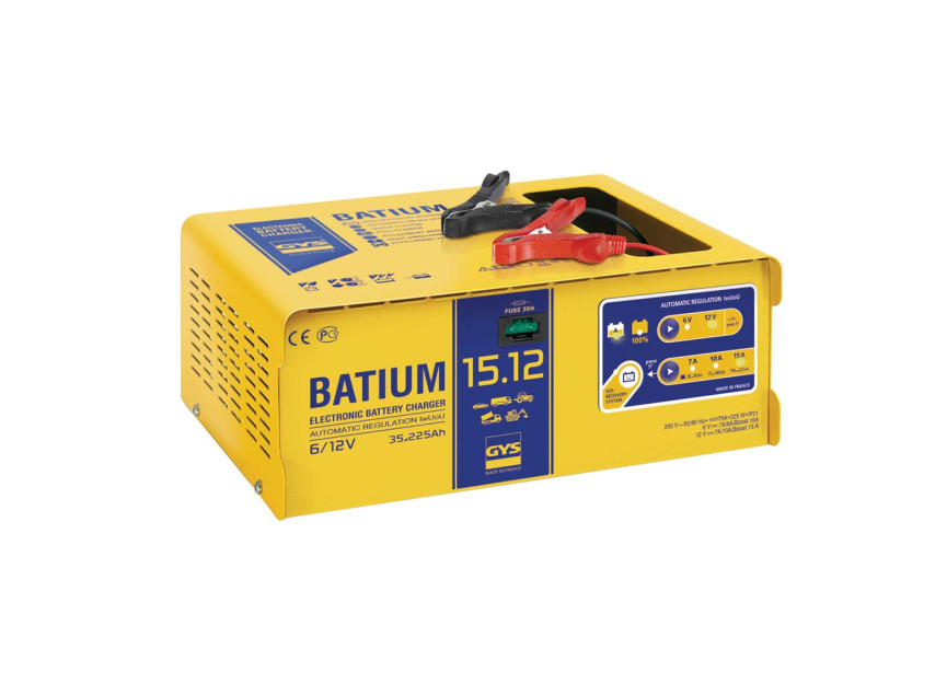 BATIUM 15.12 | Automatische Acculader 6-12V | Microprocessor Gestuurd - 595024519