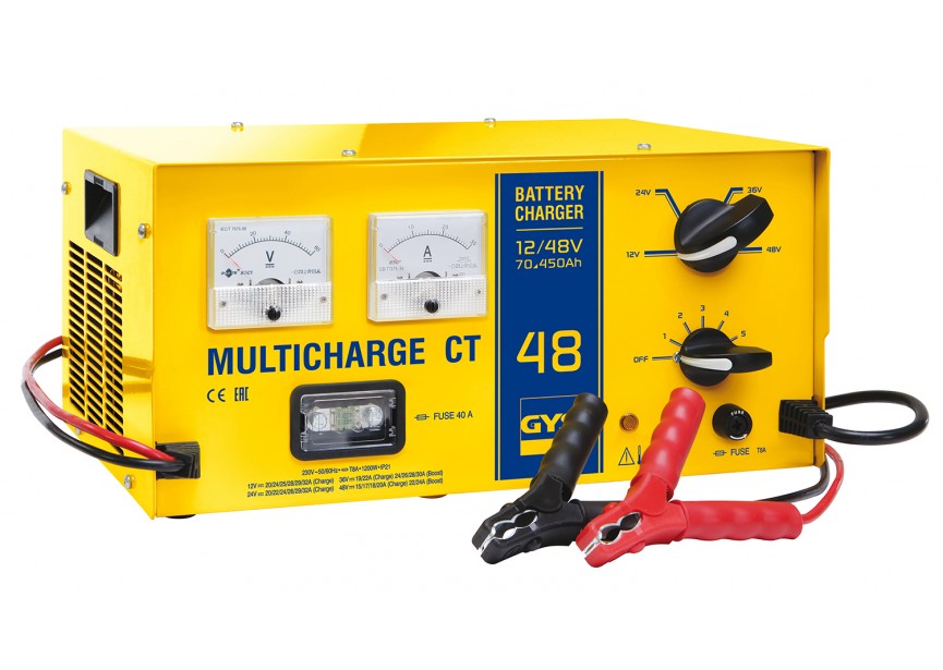 GYS MULTICHARGE CT 48 | Professionele Acculader | 12-48V Multi-Voltage - 595026087