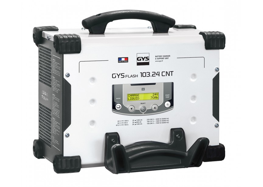 GYS GYSFLASH 103.24 CNT FV | Professionele Acculader 100A | 6/12/24V - 595025684