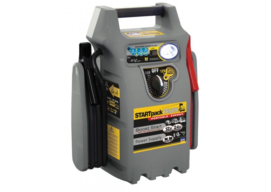 GYS Startpack Truck | Starthulp 12V/24V | 750A/650A met 2x22Ah accu - 595025448