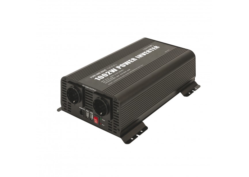 GYS PSW 1002W RC-12 | Zuivere Sinus Omvormer | 1000W met Afstandsbediening - 595067356