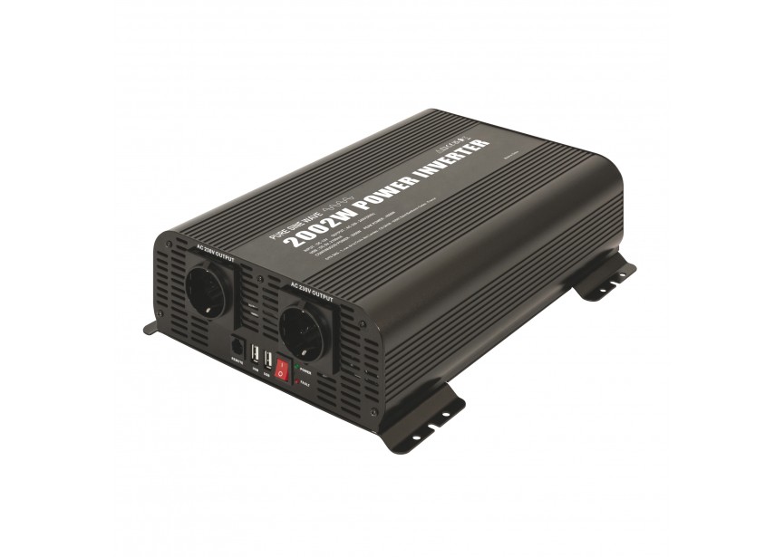 PSW 2002W RC-24 | Zuivere Sinus Omvormer | 24V naar 230V 2000W - 595067417