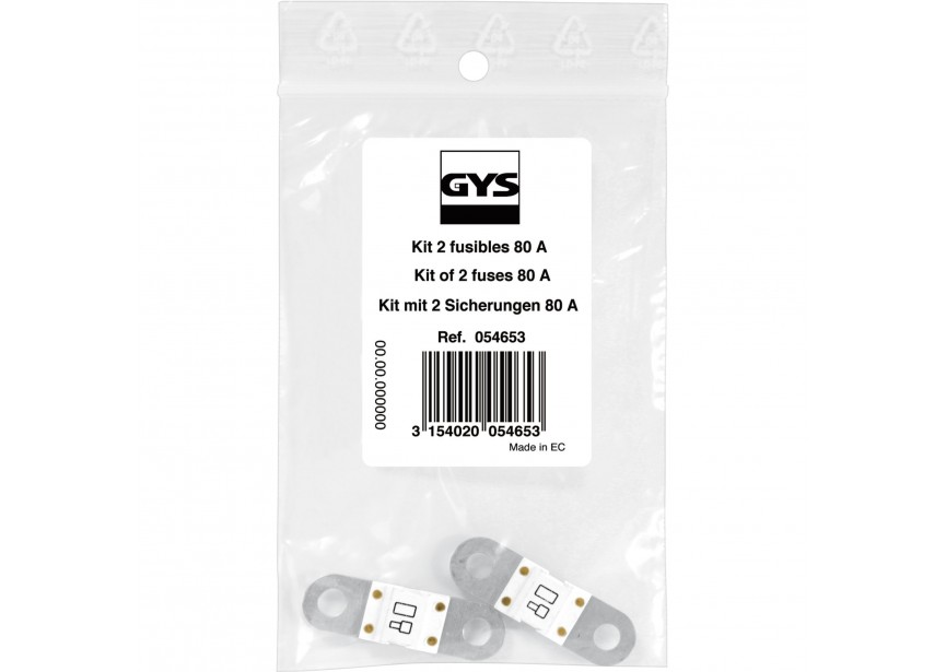 Zekeringen 80A (2 stuks)