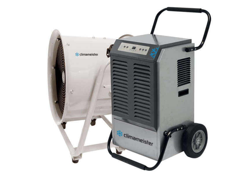 DRYPACK 3 | Bouwdroger MCR 90 GC + Ventilator SMT 50 W | Professionele droogset - DRYPACK3