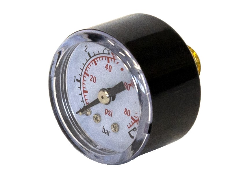 Manometer pomp 0-6 bar / dia.40mm / axiaal