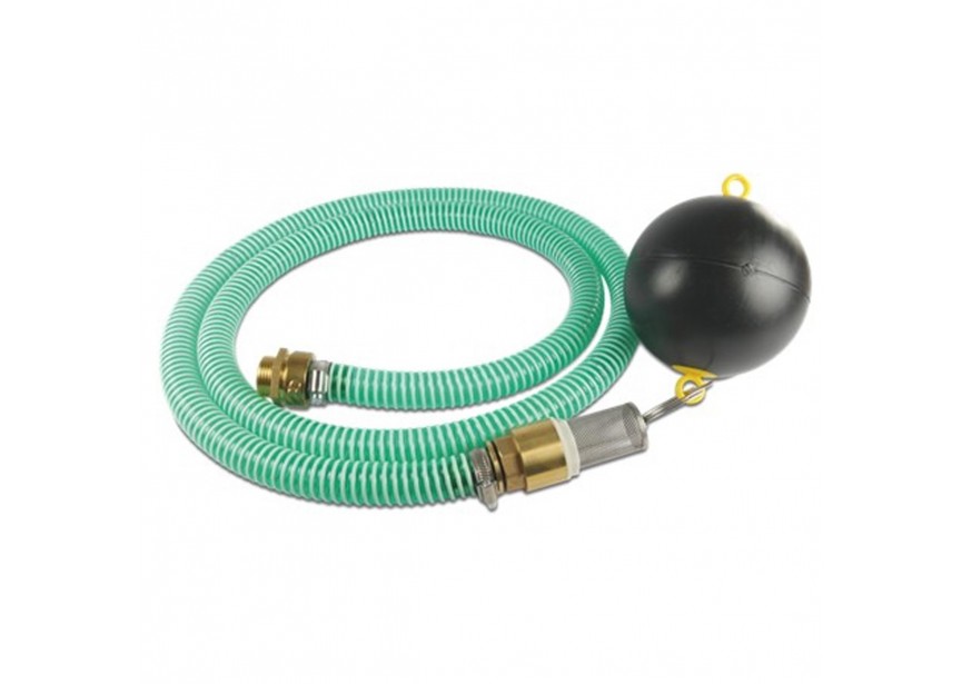Aanzuigslang 2m met vlotterbal | Complete zuigset | 1" aansluiting - 6011601