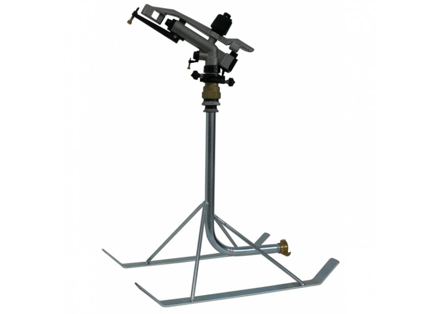 Sproeierstatief - slee gegalvaniseerd hoog 1" compleet met Jolly sproeier