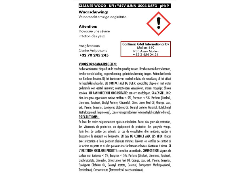 Cleaner Wood | Biologische Allesreiniger | Binnen & Buiten - 6500080