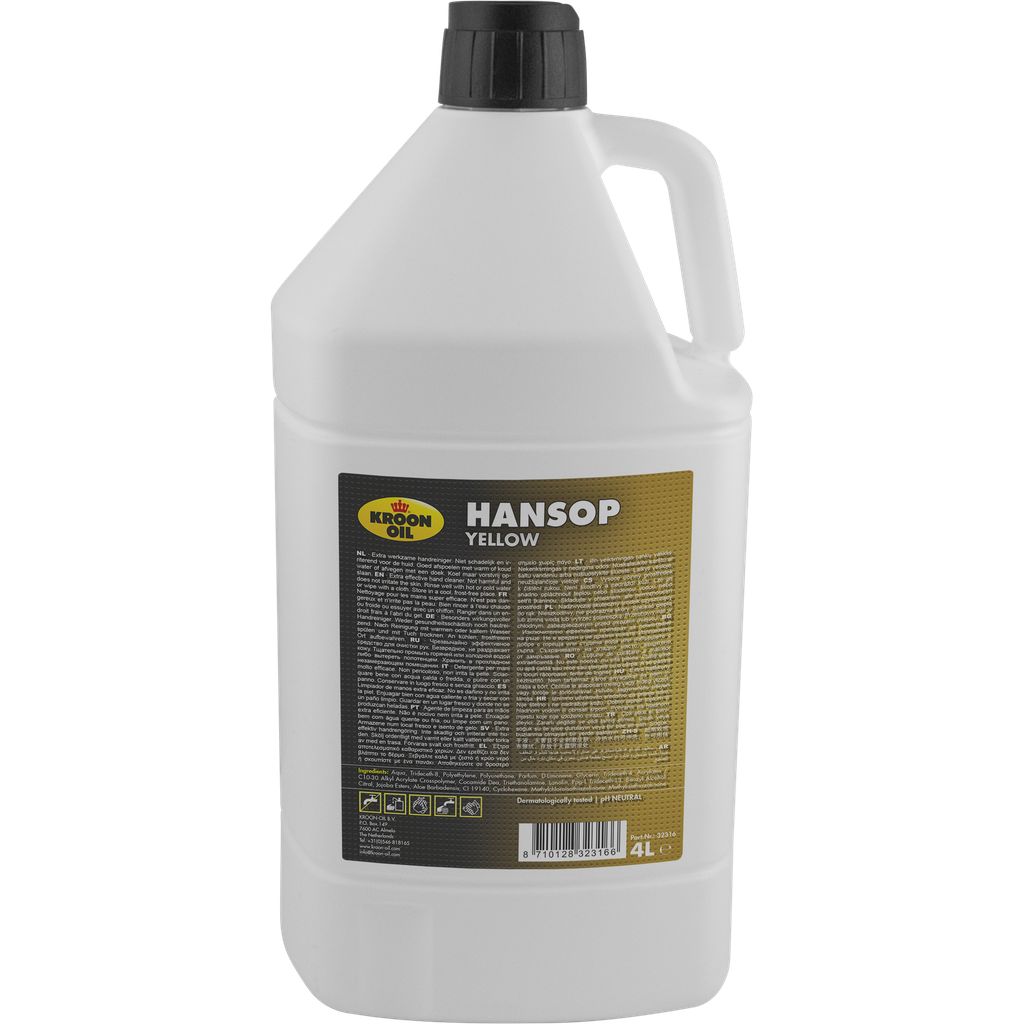 Kroon-Oil Hansop Yellow | Handreiniger | Oplosmiddelvrij - 38912